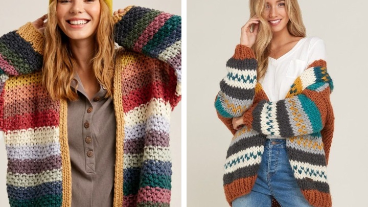 ژاکت‌های بافتنی جلو باز: ترند پاییزی که هیچ‌وقت قدیمی نمی‌شود