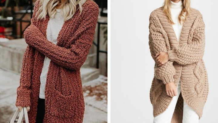 با این ژاکت‌های بافتنی جلو باز، استایل‌تان را به روز کنید