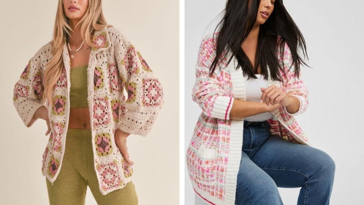 راحتی و زیبایی را با هم تجربه کنید: ژاکت‌های بافتنی جلو باز