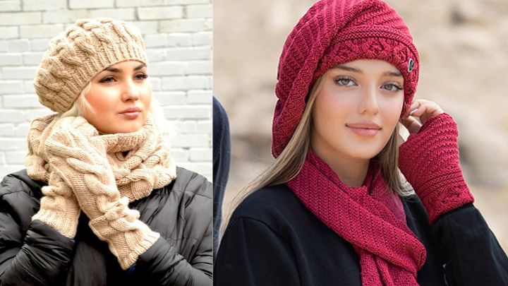 شیک و مد روز؛ ستهای شال و کلاه برای بانوان خوشپوش شیک و مد روز؛ ستهای شال و کلاه برای بانوان خوشپوش
