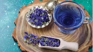 دمنوش گل گاو زبان و هل