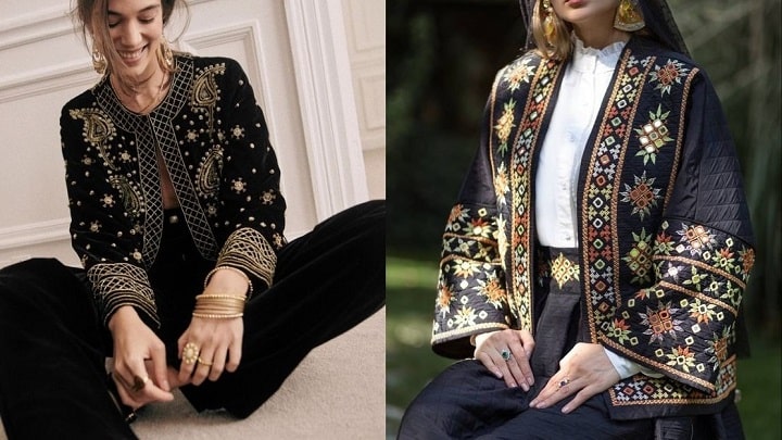 کتهای سوزن دوزی پاییزی ترند 1403