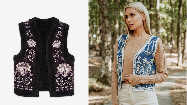 با جلیقه‌های گلدوزی بدرخشید