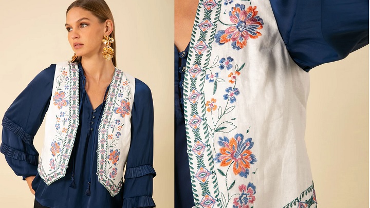 زیباترین مدل جلیقه‌های گلدوزی ترند