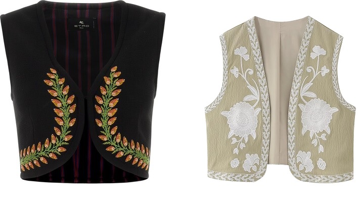 با جلیقه‌های گلدوزی، استایلی رویایی بسازید