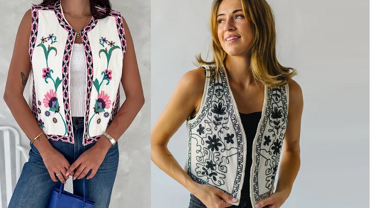 جلیقه‌های گلدوزی: از کمد لباس خارج نشوند