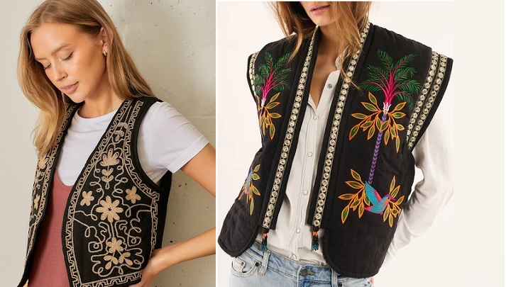 جلیقه‌های گلدوزی: هنری بر تن شما