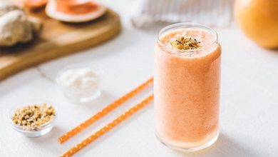 2 طرز تهیه اسموتی زنجبیل و گریپ فروت + نکات