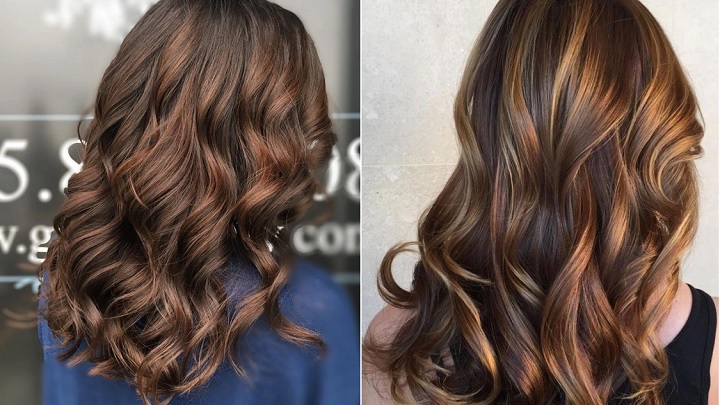 ایده رنگ مو هایلایت برای موهای قهوهای ایده رنگ مو هایلایت برای موهای قهوهای