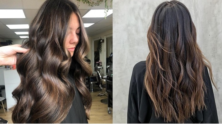 تجدید حیات موهای قهوهای با هایلایت تجدید حیات موهای قهوهای با هایلایت