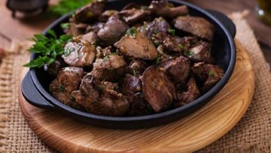 طرز تهيه خوراک جگر با رب انار+ نکات