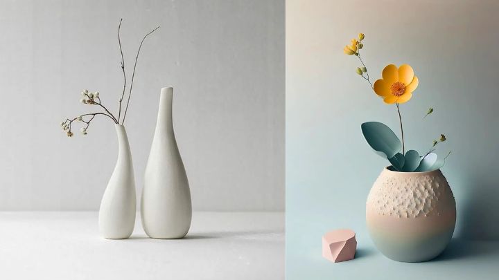 مدلهای گلدانهای سفالی و بتنی ساده مینیمال مدلهای گلدانهای سفالی و بتنی ساده مینیمال