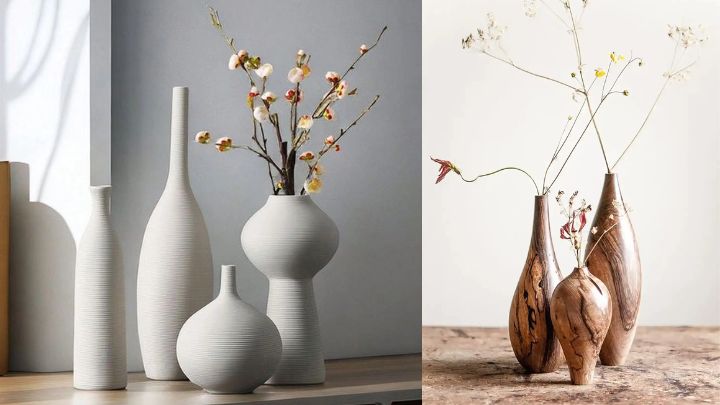 مدلهای گلدانهای سفالی و بتنی ساده مینیمال مدلهای گلدانهای سفالی و بتنی ساده مینیمال