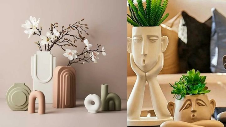 اواع گلدانهای کوچک رومیزی مینیمال اواع گلدانهای کوچک رومیزی مینیمال