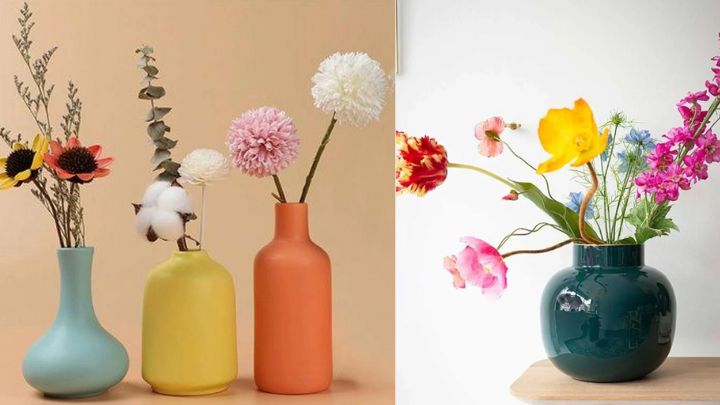 گلدانهای استوانهای ساده مینیمال گلدانهای استوانهای ساده مینیمال