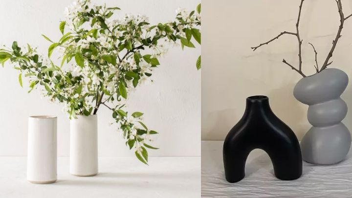 گلدانهای کوچک رومیزی مینیمال گلدانهای کوچک رومیزی مینیمال