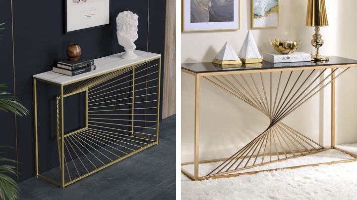 انواع مدل‌ کنسول مدرن فلزی؛ ترند و شیک