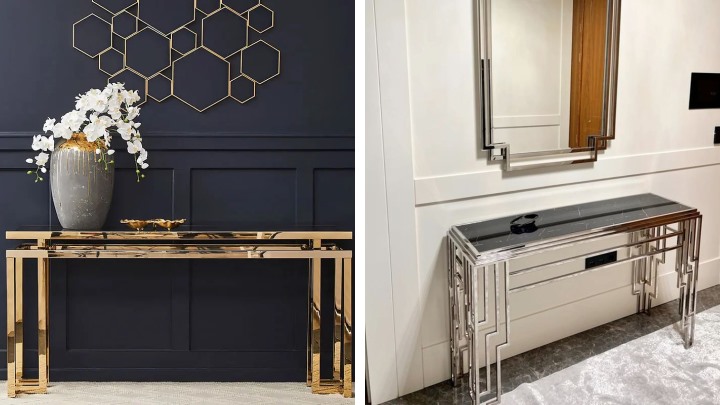 از کلاسیک تا مدرن: تنوع بینظیر کنسولهای فلزی از کلاسیک تا مدرن: تنوع بینظیر کنسولهای فلزی