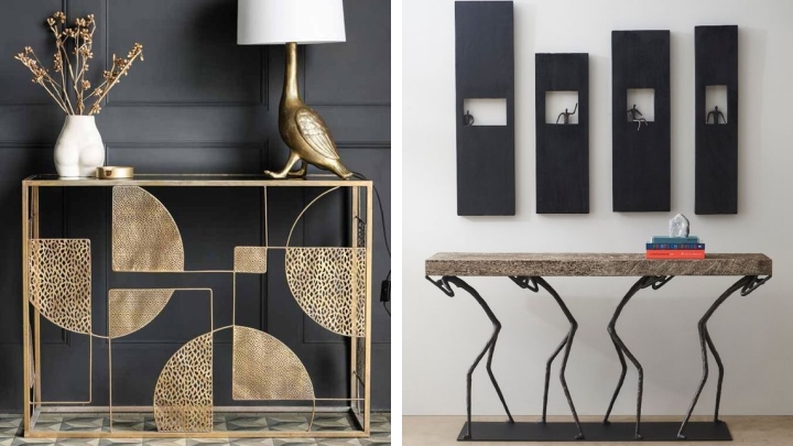 فلز درخشنده، دکور بینظیر: کنسولهای مدرن فلز درخشنده، دکور بینظیر: کنسولهای مدرن