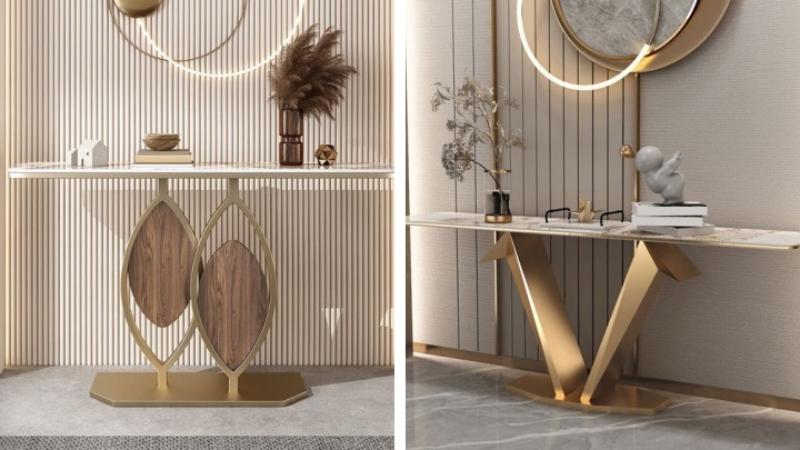 سادگی در شکوه: کنسولهای فلزی مینیمال سادگی در شکوه: کنسولهای فلزی مینیمال