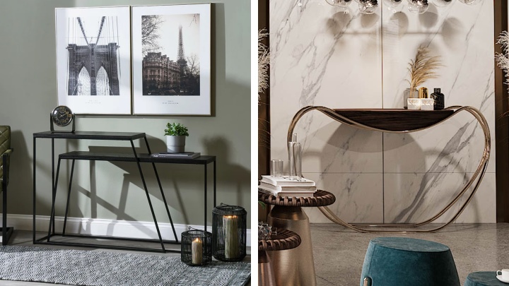 کنسولهای فلزی: نقطه عطف دکوراسیون مدرن شما کنسولهای فلزی: نقطه عطف دکوراسیون مدرن شما