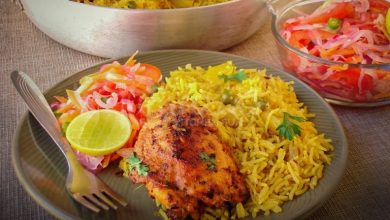 طرز تهیه زعفران پلو با مرغ + نکات و فوت و فن