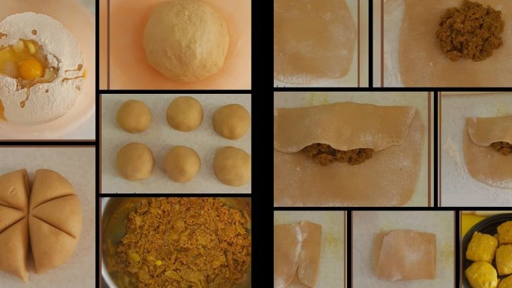 مراحل تهیه چالقمه