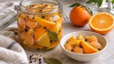 طرز تهیه ترشی نارنگی و پرتقال؛ ترشی پاییزی با طعمی متفاوت