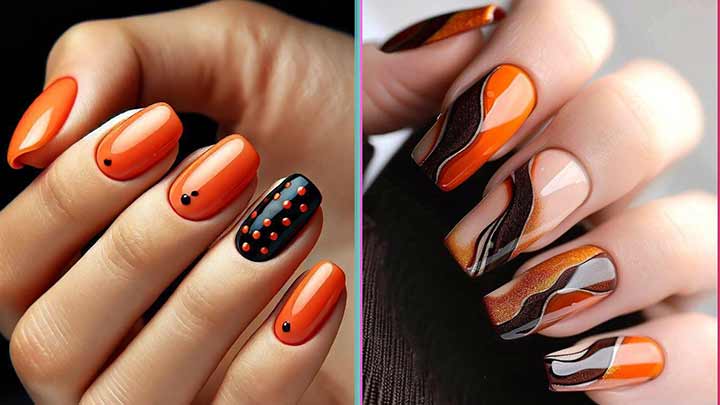 ترکیب رنگی پاییزی: نارنجی و مشکی ترکیب رنگی پاییزی: نارنجی و مشکی