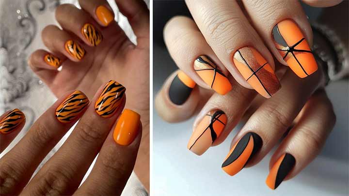 طراحی ناخن پاییزی با الهام از مد طراحی ناخن پاییزی با الهام از مد