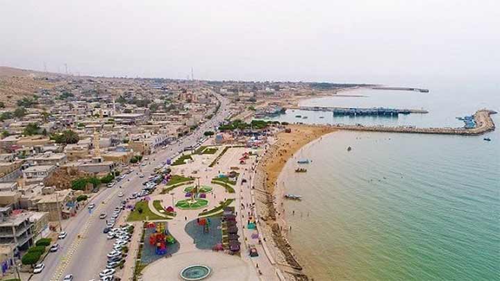 مسیر دسترسی به بندر سیراف