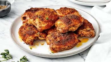 طرز تهیه ران مرغ ترد و طلایی در سرخ‌کن