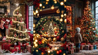 ایده‌های تزیین درخت کریسمس کم هزینه + ساخت درخت 2025