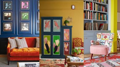 16 روش برای تزئین دکور خانه با رنگ‌های تند