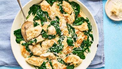 طرز تهیه خوراک مرغ و اسفناج با 3 روش متفاوت برای شام+ نکات