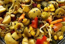 طرز تهیه ترشی ذرت و نخود فرنگی