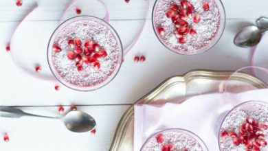 طرز تهیه پودینگ انار یلدایی با 4 روش متفاوت+ نکات
