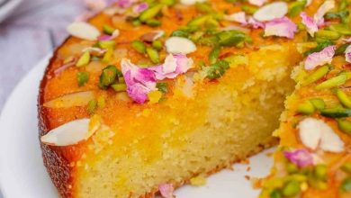 طرز تهیه کیک باقلوا پرتقالی+ نکات طلایی برای طعم بهتر