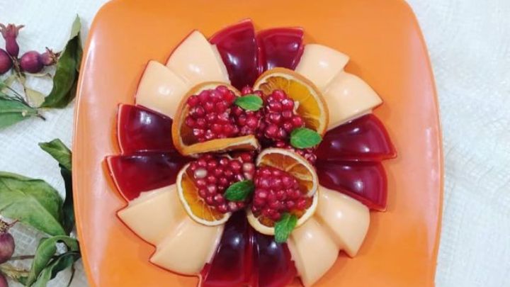 نکات طلایی برای خوشمزه‌تر شدن ژله پرتقال و انار