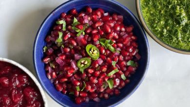 طرز تهیه سالسای انار (شام رژیمی)+ نکات و فوت‌وفن‌ ها