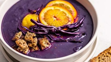 طرز تهیه سوپ کلم بنفش+ نکات و فوت‌وفن‌ ها