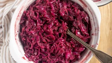 طرز تهیه بورانی کلم قرمز+ نکات و فوت‌وفن ها