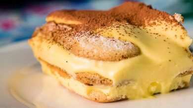 طرز تهیه تیرامیسو زعفرانی+ نکات و فوتوفن ها