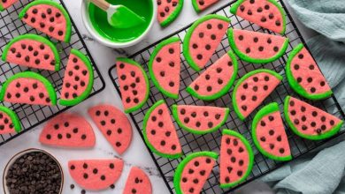 طرز تهیه کوکی هندوانه‌ای برای یلدا+ نکات و فوت‌وفن ها