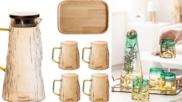 ست‌های پارچ و لیوان با طراحی‌های نوآورانه