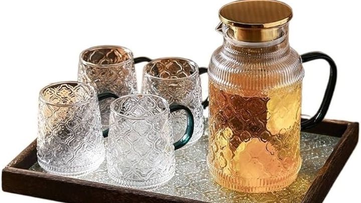 هنر در هر قطره: ستهای پارچ و لیوان طراحی شده با ظرافت هنر در هر قطره: ستهای پارچ و لیوان طراحی شده با ظرافت