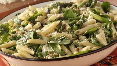 طرز تهیه پاستا اسفناج + نکات و فوت‌وفن‌ها