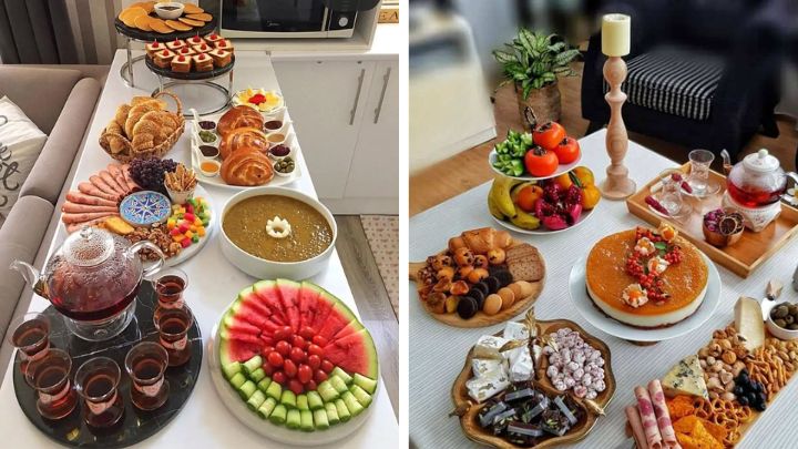  ایده برای ترکیب رنگ‌ها و طعم‌ها در میز عصرانه