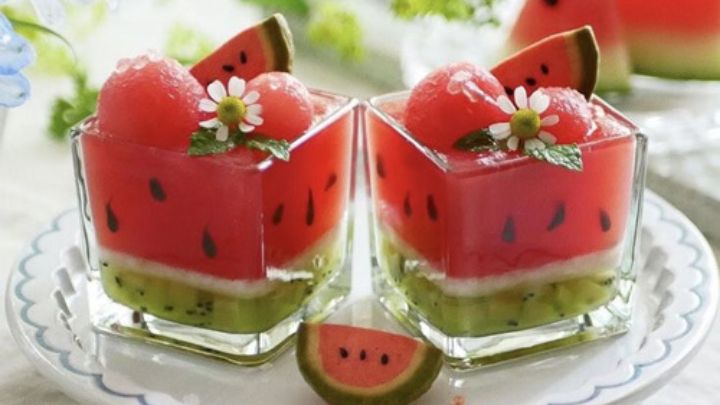 ایده‌های تزیین ژله برای شب یلدا