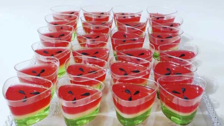 ایده‌های تزیین ژله برای شب یلدا